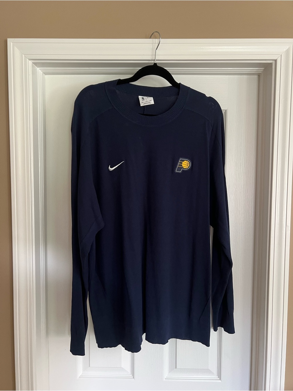 Nike Indiana Pacers Navy Crewneck Sweater